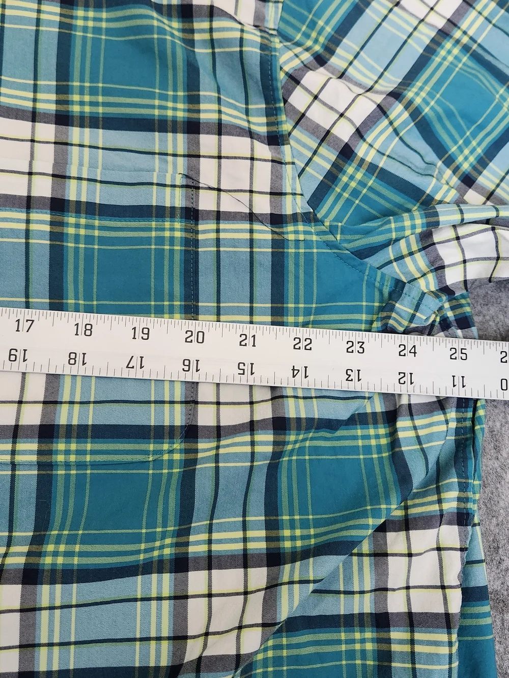 Vineyard Vines On The Go Performance Shirt Men’s 2XL Green Madras Plaid Brrr